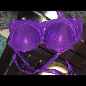 Little Mermaid Purple Shell Bikini Top